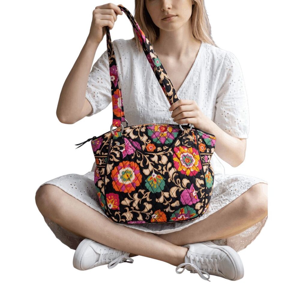 VERA BRADLEY Holiday Tote in Suzani Pattern